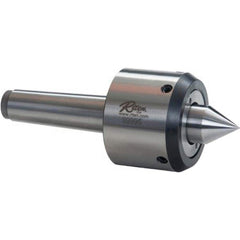 Riten - Live Centers; Shank Type: Morse Taper ; Taper Size: 5MT ; Maximum Workpiece Weight (Lb.): 4500.00 ; Point Style: Male ; Point Diameter (Decimal Inch): 1.6880 ; Point Length (Decimal Inch): 2.1200 - Exact Tool & Supply