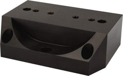 Kurt - 1 Piece Vise Riser - Aluminum, 8" Long, 6" Wide, 2-1/2" High - Exact Tool & Supply