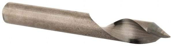 Seco - 60° Incl Angle, .236" Shank Diam, 1-1/2" OAL, 0.008" Cut Diam, Conical Engraving Cutter - 0.9843" LOC, 0.008" Tip Diam, 1 Flute, Right Hand Cut, Solid Carbide, Uncoated - Exact Tool & Supply