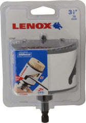 Lenox - 3-1/8" Diam, 1-1/2" Cutting Depth, Hole Saw - Bi-Metal Saw, Toothed Edge - Exact Tool & Supply