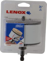 Lenox - 3-3/8" Diam, 1-1/2" Cutting Depth, Hole Saw - Bi-Metal Saw, Toothed Edge - Exact Tool & Supply