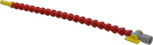 Value Collection - 3 Piece, 13" Hose Length, 1/4" ID, POM Coolant Hose Kit - 1/4 NPT, Round Nozzle, For Snap Flow Modular Hose Systems - Exact Tool & Supply