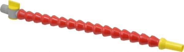 Value Collection - 3 Piece, 14" Hose Length, 3/8" ID, POM Coolant Hose Kit - 3/8 NPT, Round Nozzle, For Snap Flow Modular Hose Systems - Exact Tool & Supply