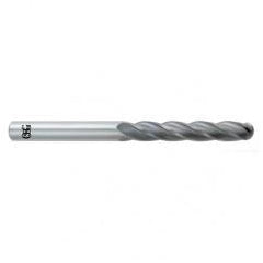 1/2" Dia. - 6" OAL - Bright CBD - Ball End SE EM - 4 FL - Exact Tool & Supply