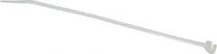 Thomas & Betts - 7-1/2" Long Natural (Color) Nylon Reusable Cable Tie - 50 Lb Tensile Strength, 1.4mm Thick, 2" Max Bundle Diam - Exact Tool & Supply