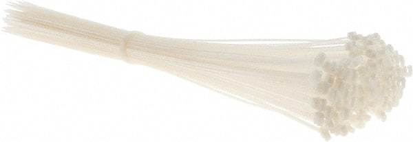 Thomas & Betts - 14.3" Long Natural (Color) Nylon Reusable Cable Tie - 50 Lb Tensile Strength, 1.4mm Thick, 3" Max Bundle Diam - Exact Tool & Supply
