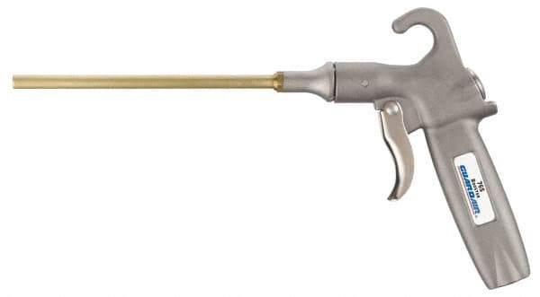 Guardair - 120 Max psi Safety Shield Pistol Grip Blow Gun - 1/4 NPT, 6" Tube Length, Aluminum Body/Brass Extension - Exact Tool & Supply