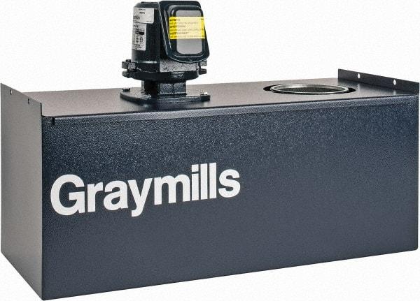 Graymills - 10 Gallon Tank Capacity, Coolant Pump/Motor - 24" Tank Length x 9-3/4" Tank Width x 16" Tank Height - Exact Tool & Supply