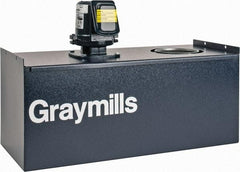Graymills - 10 Gallon Tank Capacity, Coolant Pump/Motor - 24" Tank Length x 9-3/4" Tank Width x 16" Tank Height - Exact Tool & Supply