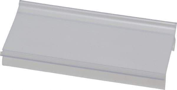 Aigner Index - 3 Long x 1-5/16 Wide, Snap On Back, Label Holder - Exact Tool & Supply