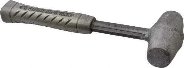 American Hammer - 4 Lb Head 1-1/2" Face Lead Alloy Nonmarring Lead Hammer - 12" OAL, Aluminum Handle - Exact Tool & Supply
