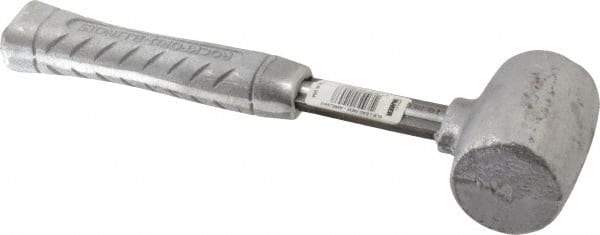 American Hammer - 6 Lb Head 2" Face Lead Alloy Nonmarring Lead Hammer - 12" OAL, Aluminum Handle - Exact Tool & Supply