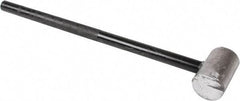 American Hammer - 18 Lb Head 3-1/2" Face Lead Alloy Nonmarring Lead Hammer - 29" OAL, Aluminum Handle - Exact Tool & Supply