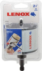 Lenox - 2-5/8" Diam, 1-1/2" Cutting Depth, Hole Saw - Bi-Metal Saw, Toothed Edge - Exact Tool & Supply