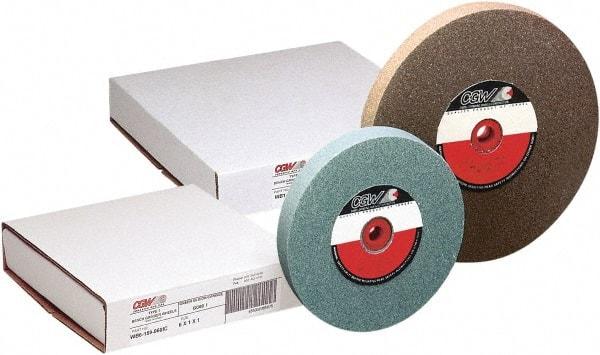 Camel Grinding Wheels - 120 Grit Silicon Carbide Bench & Pedestal Grinding Wheel - 6" Diam x 1" Hole x 1" Thick, 4456 Max RPM, Vitrified Bond - Exact Tool & Supply