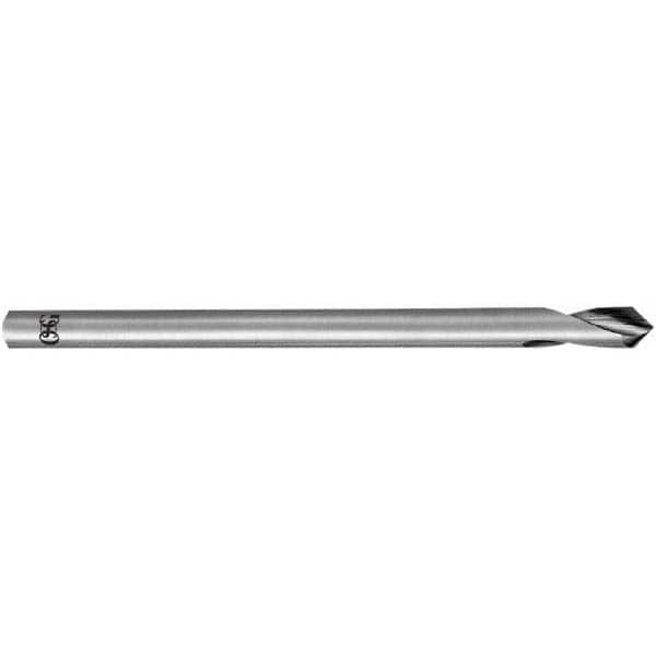OSG - 8mm Body Diam, 90°, 150mm OAL, High Speed Steel Spotting Drill - Exact Tool & Supply
