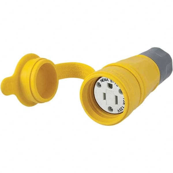 Hubbell Wiring Device-Kellems - Straight Blade Plugs & Connectors Connector Type: Connector Grade: Industrial - Exact Tool & Supply