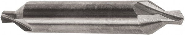 Precision Twist Drill - #2 Plain Cut 60° Incl Angle Solid Carbide Combo Drill & Countersink - Exact Tool & Supply