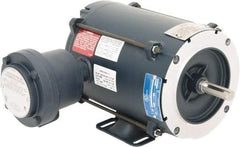 Leeson - 1/3 hp 1,800 Max RPM Explosion Proof Motor - 56C NEMA Frame, 230/460 Volts, 76% Efficiency at Full Load - Exact Tool & Supply