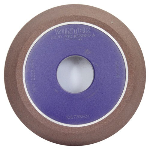 125 mm × 12.7 mm × 31.75 mm Diamond Wheel Type 700 30 Degree Face Angle - Exact Tool & Supply