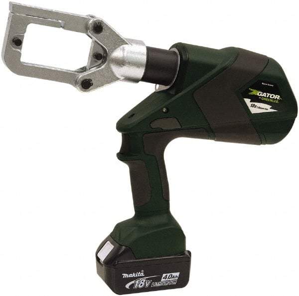 Greenlee - 6 Ton Electric Crimper - Includes 18V Li-Ion Battery, Charger, Carrying Case - Exact Tool & Supply