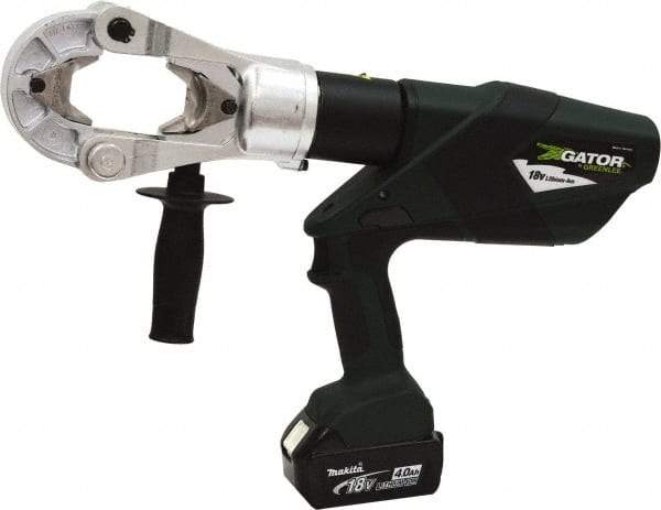 Greenlee - 15 Ton Electric Crimper - Includes Lithium-Ion Battery, Charger, Carrying Case - Exact Tool & Supply