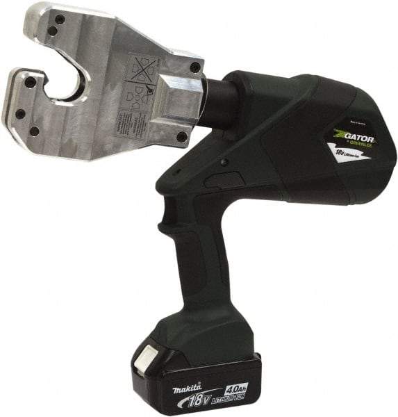 Greenlee - 6 Ton Electric Crimper - Includes Lithium-Ion Battery, Charger, Carrying Case - Exact Tool & Supply