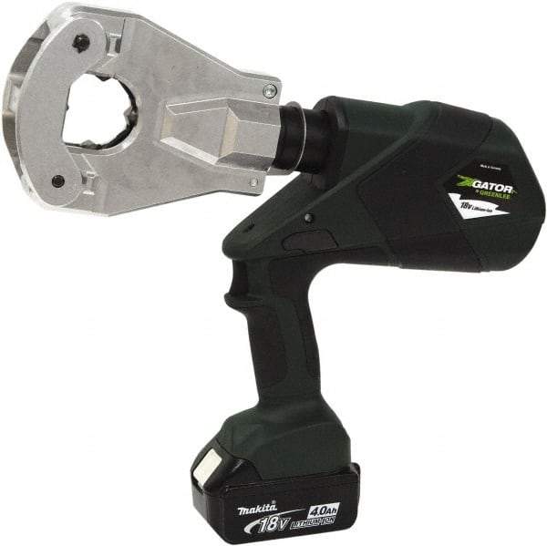 Greenlee - 6 Ton Electric Crimper - Includes Lithium-Ion Battery, Charger, Carrying Case - Exact Tool & Supply