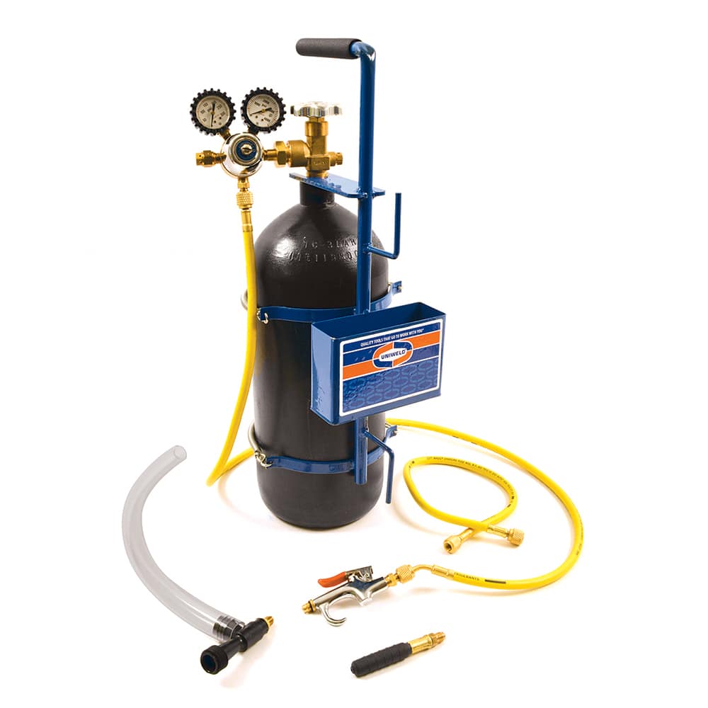 Made in USA - Service Equipment; Type: Sludge Sucker & Blaster Kit ; Hose Diameter: 1/4 (Inch); Length (Inch): 60 ; Color: Brass; Black; Chrome; Blue ; Working Pressure (psi): 400.000 ; Pressure Range (psi): 0 - Exact Tool & Supply