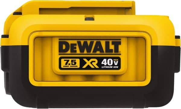 DeWALT - 40 Volt Lithium-Ion Power Tool Battery - 7.5 Ahr Capacity, 170 min Charge Time, Series 40V Max - Exact Tool & Supply