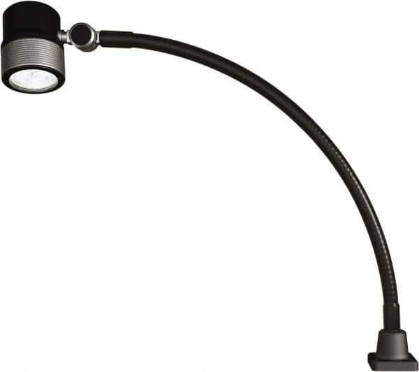 Waldmann Lighting - Machine Lights Machine Light Style: Spot with Gooseneck Mounting Type: Attachable Base - Exact Tool & Supply