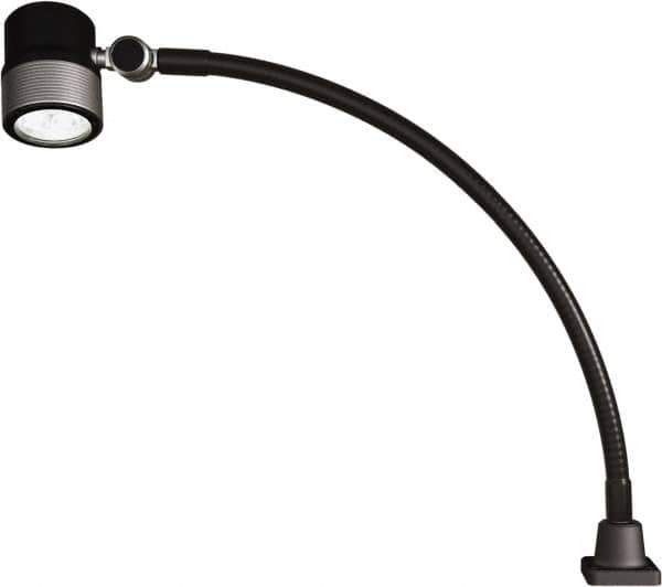 Waldmann Lighting - Machine Lights Machine Light Style: Spot with Gooseneck Mounting Type: Attachable Base - Exact Tool & Supply