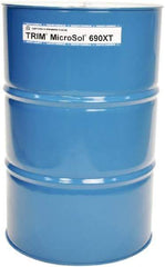 Master Fluid Solutions - Trim MicroSol 590XT, 54 Gal Drum Cutting Fluid - Semisynthetic, For Inconel\xAE Machining - Exact Tool & Supply
