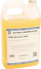 Master Fluid Solutions - Trim MicroSol 590XT, 1 Gal Bottle Cutting Fluid - Semisynthetic, For Inconel\xAE Machining - Exact Tool & Supply