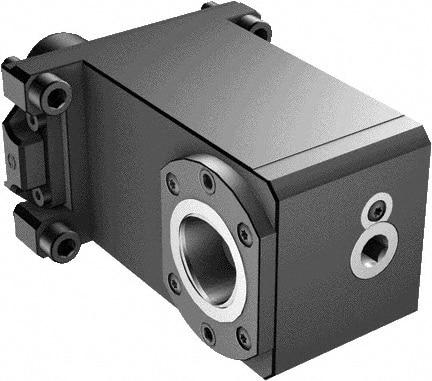 Sandvik Coromant - Left Hand Cut, C5 Modular Connection, Adapter/Mount Lathe Modular Clamping Unit - 8.465" OAL, Through Coolant - Exact Tool & Supply