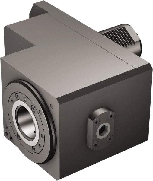 Sandvik Coromant - Neutral Cut, C5 Modular Connection, Adapter/Mount Lathe Modular Clamping Unit - 1/4" Square Shank Diam, 5.039" OAL, Through Coolant - Exact Tool & Supply