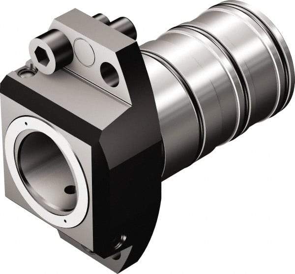 Sandvik Coromant - Neutral Cut, C8 Modular Connection, Adapter/Mount Lathe Modular Clamping Unit - 6.85" OAL - Exact Tool & Supply