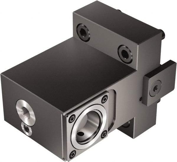 Sandvik Coromant - Right Hand Cut, C5 Modular Connection, Adapter/Mount Lathe Modular Clamping Unit - 50mm Square Shank Diam, 5.945" OAL, Through Coolant - Exact Tool & Supply
