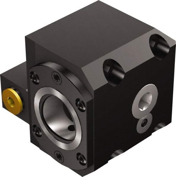 Sandvik Coromant - Left Hand Cut, C5 Modular Connection, Square Shank Lathe Modular Clamping Unit - 50mm Square Shank Diam, 32mm Square Shank Width, 4.35" OAL, Through Coolant - Exact Tool & Supply