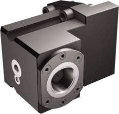 Sandvik Coromant - Left Hand Cut, C6 Modular Connection, Adapter/Mount Lathe Modular Clamping Unit - 63mm Square Shank Diam, 6.457" OAL, Through Coolant - Exact Tool & Supply