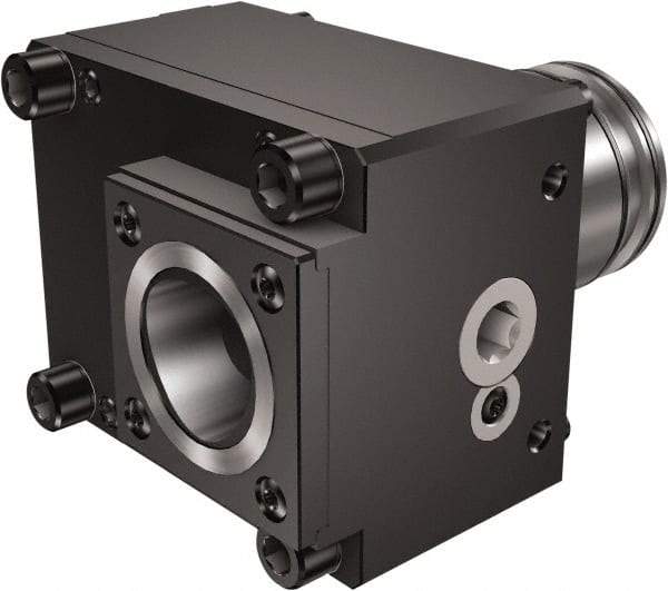 Sandvik Coromant - Left Hand Cut, C5 Modular Connection, Adapter/Mount Lathe Modular Clamping Unit - 6.181" OAL, Through Coolant - Exact Tool & Supply