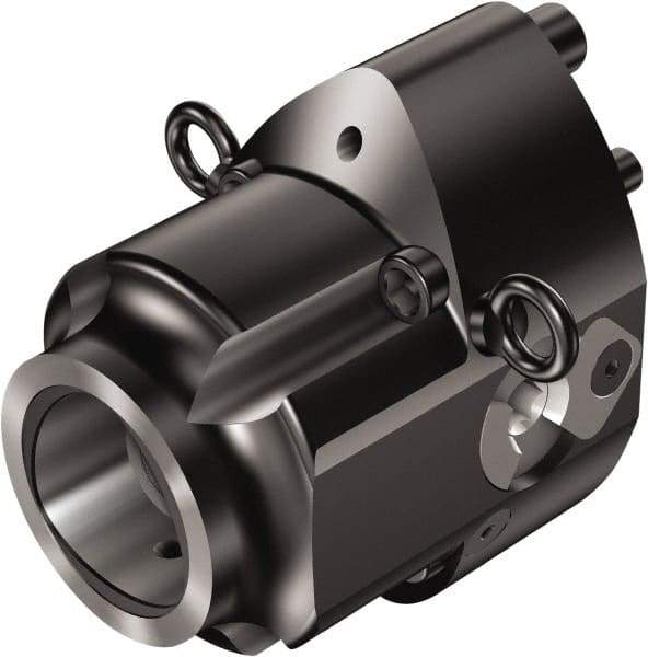 Sandvik Coromant - Left Hand Cut, C1 Modular Connection, Adapter/Mount Lathe Modular Clamping Unit - 100mm Square Shank Diam, 7.744" OAL - Exact Tool & Supply