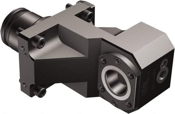 Sandvik Coromant - Right Hand Cut, C5 Modular Connection, Adapter/Mount Lathe Modular Clamping Unit - 8.543" OAL, Through Coolant - Exact Tool & Supply