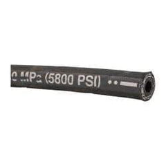 Parker - -4 Hose Size, 1/4" ID, 5,800 psi Work Pressure Hydraulic Hose - Synthetic Rubber, -40°F to 250°F - Exact Tool & Supply