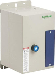 Schneider Electric - 3 Pole, 12 Amp, 120 Coil VAC, Nonreversible Enclosed IEC Motor Starter - 1 Phase Hp: 0.5 at 120 VAC, 2 at 240 VAC, 3 Phase Hp: 10 at 575 VAC, 3 at 208 VAC, 3 at 230 VAC, 7.5 at 460 VAC - Exact Tool & Supply