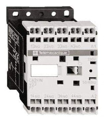 Schneider Electric - 2NC/2NO, 110 VAC at 50/60 Hz Control Relay - 17 V - Exact Tool & Supply