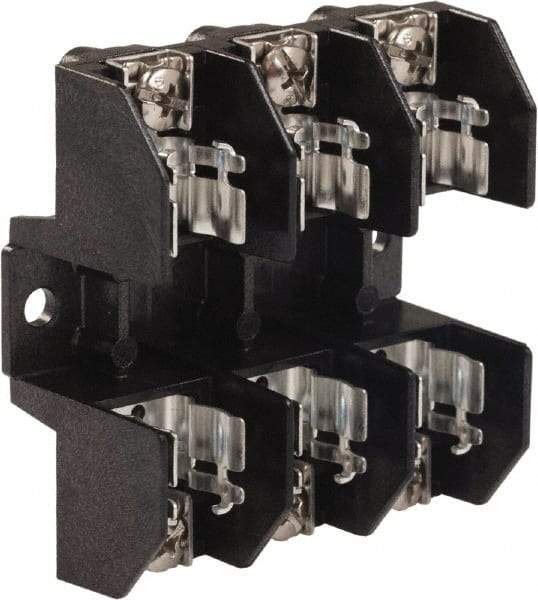 Square D - 3 Pole, 250 Volt, 30 Amp, Surface Mount Fuse Holder - Compatible with H Class Fuse - Exact Tool & Supply