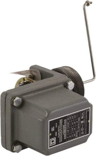 Square D - 4 NEMA Rated, DPST, Float Switch Pressure and Level Switch - 575 VAC, Line-Load-Load-Line Terminal - Exact Tool & Supply