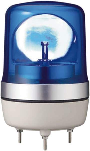 Schneider Electric - 12 VAC/VDC, 250 mAmp, Rotating Beacon LED Light - Surface Mounted, 6.77 Inch High, 106mm Diameter, 138 Flashes per min - Exact Tool & Supply
