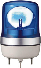 Schneider Electric - 12 VAC/VDC, 250 mAmp, Rotating Beacon LED Light - Surface Mounted, 6.77 Inch High, 106mm Diameter, 138 Flashes per min - Exact Tool & Supply
